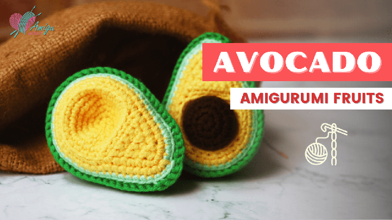Crochet Avocado Amigurumi - Charming and Cute!