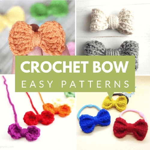 4 Best crochet mini bow pattern for beginners