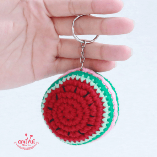 Watermelon Amigurumi Crochet Pattern – Free Tutorial