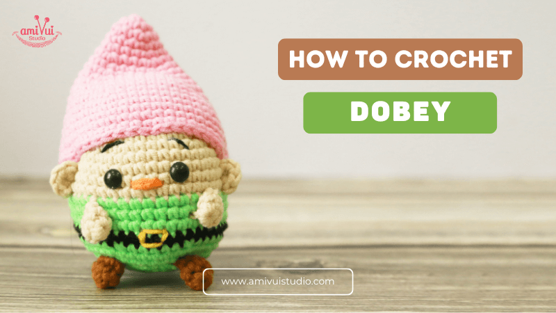 Whimsical Dobey in Snow White amigurumi crochet pattern