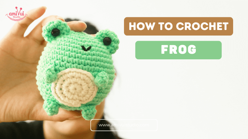 Crochet Frog Ufufy amigurumi cuteness free tutorial