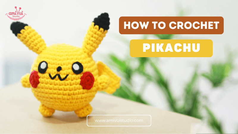 Pikachu Ufufy amigurumi crochet tutorial - Craft the adorable electric Pokémon