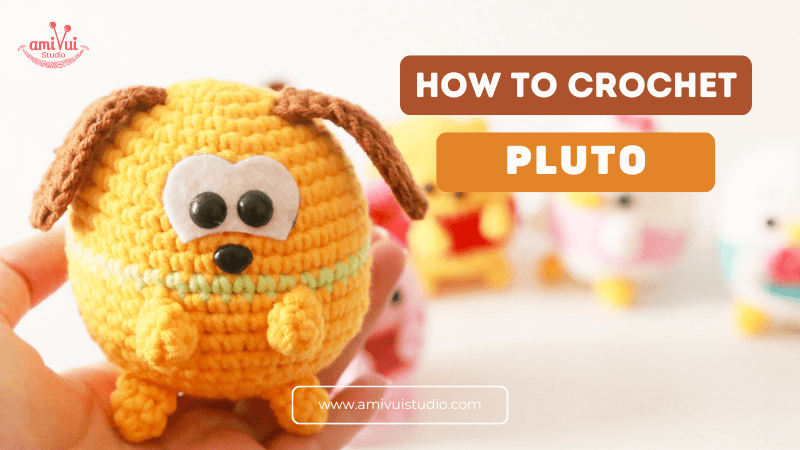 Pluto dog amigurumi - Crochet Disney's Loyal companion!