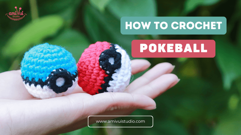 Crafting a Small Pokeball amigurumi - Mini Pokemon magic