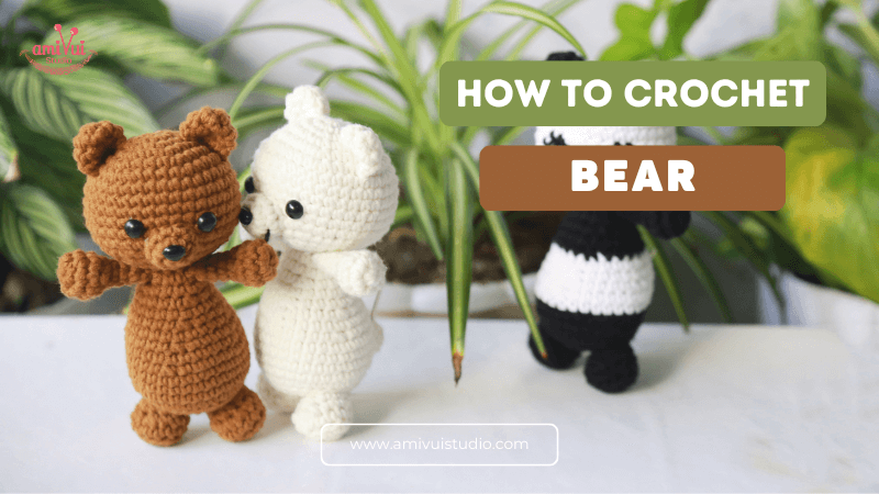 Crochet Grizz and Ice Bear Amigurumi - Free Tutorial