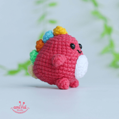 Crochet mini Dinosaur amigurumi free pattern