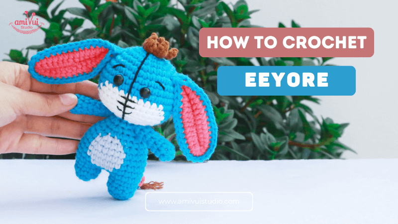 Eeyore amigurumi - Winnie the Pooh crochet tutorial