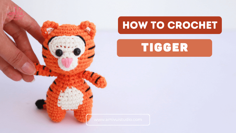 Tiger amigurumi - Step-by-step crochet tutorial