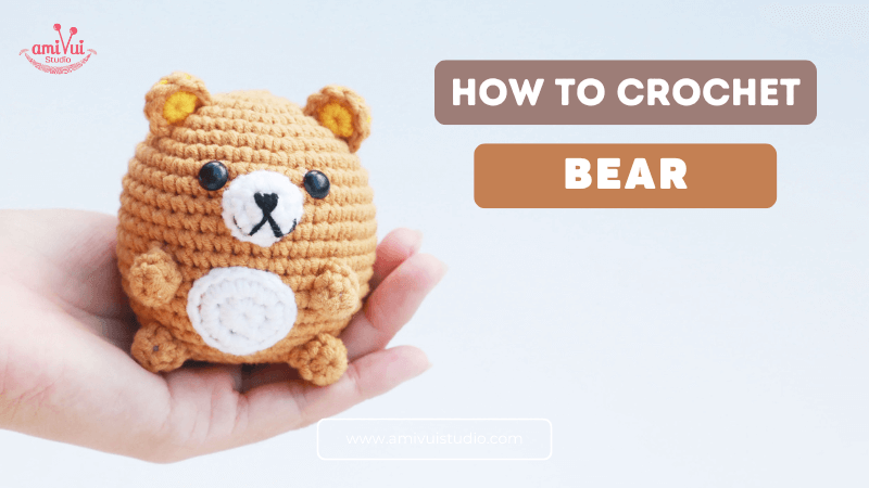 Teddy Bear Ufufy free crochet video tutorial