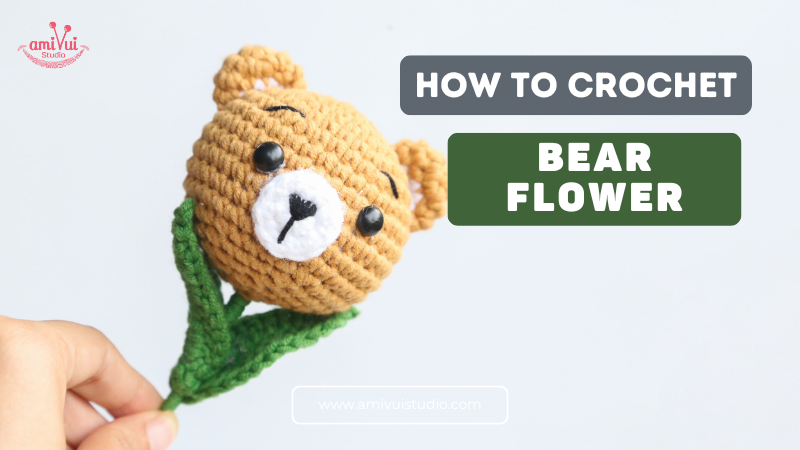 Bear Flower Cuddly Creativity - Free Crochet Amigurumi Tutorial