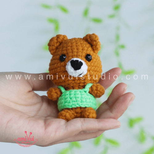 Minty Fresh Bear Amigurumi – A Free Crochet Pattern