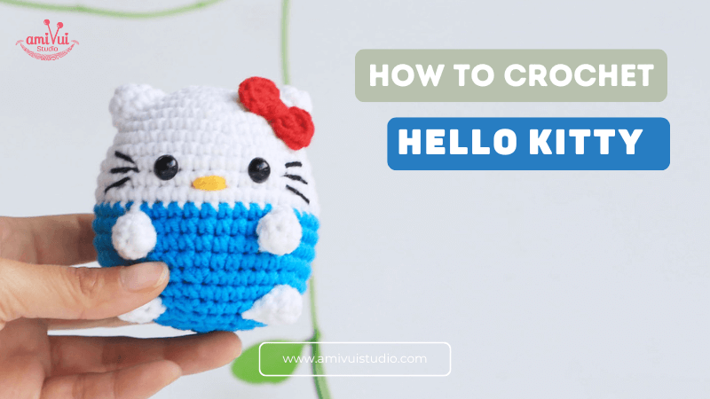 Hello Kitty Ufufy Amigurumi - Free Crochet Tutorial