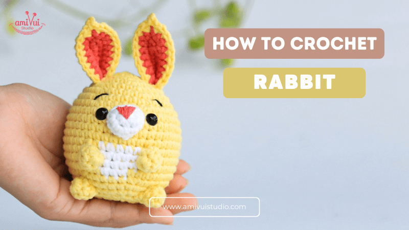 Crochet a Cute Ufufy Rabbit Friend Amigurumi - Free Tutorial