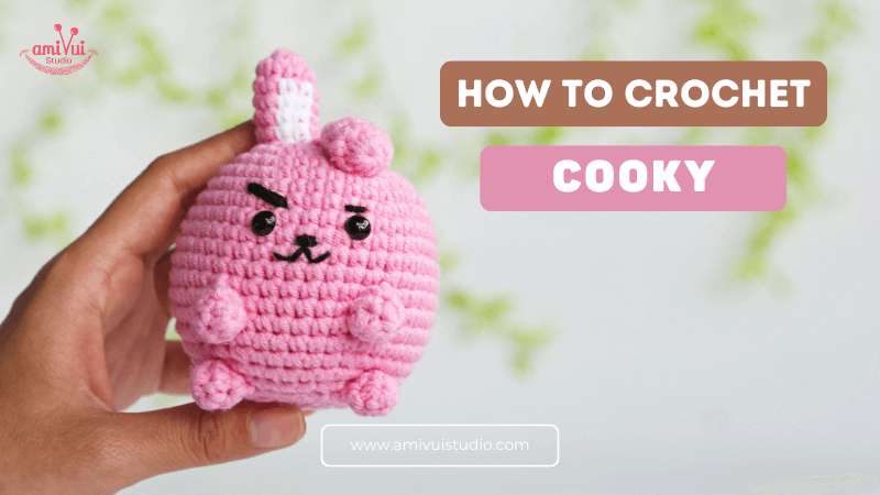 Cute Ufufy Cooky BT21 Amigurumi Free Crochet Tutorial