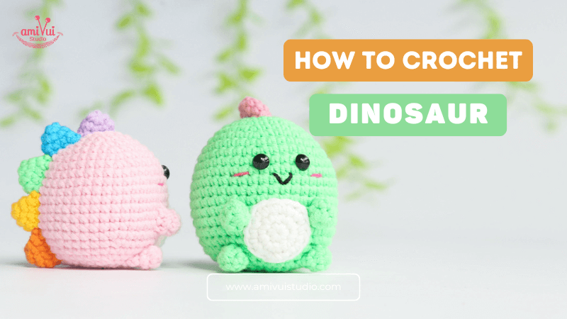 How to Crochet Dinosaur Amigurumi Free Tutorial