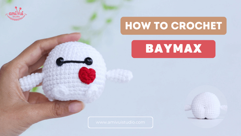 Baymax character amigurumi free crochet tutorial