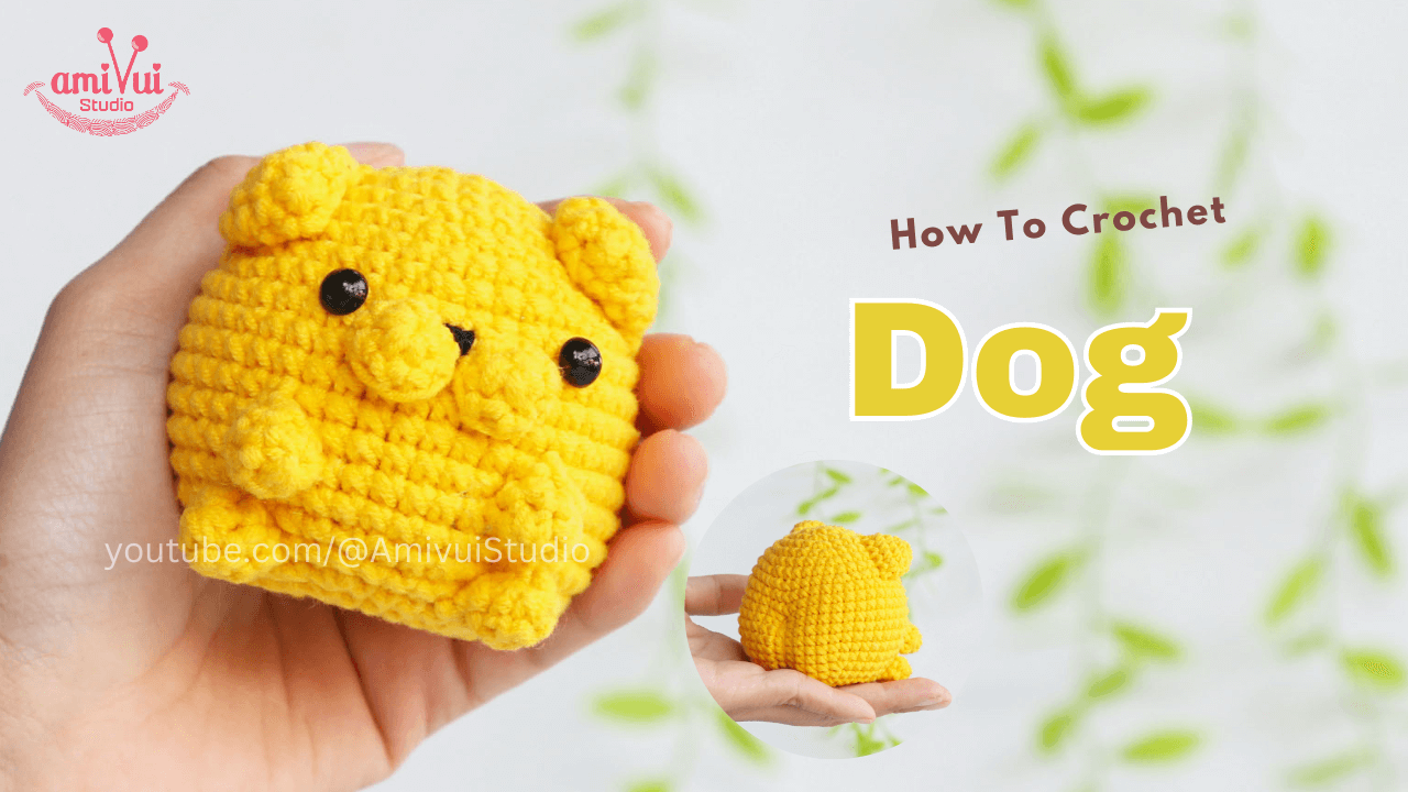 Puppy dog amigurumi free crochet tutorial