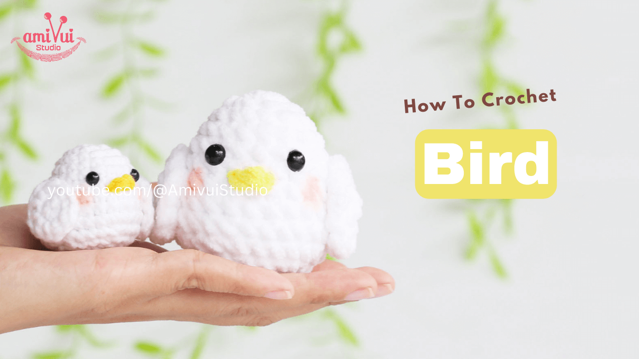Bird amigurumi free crochet tutorial