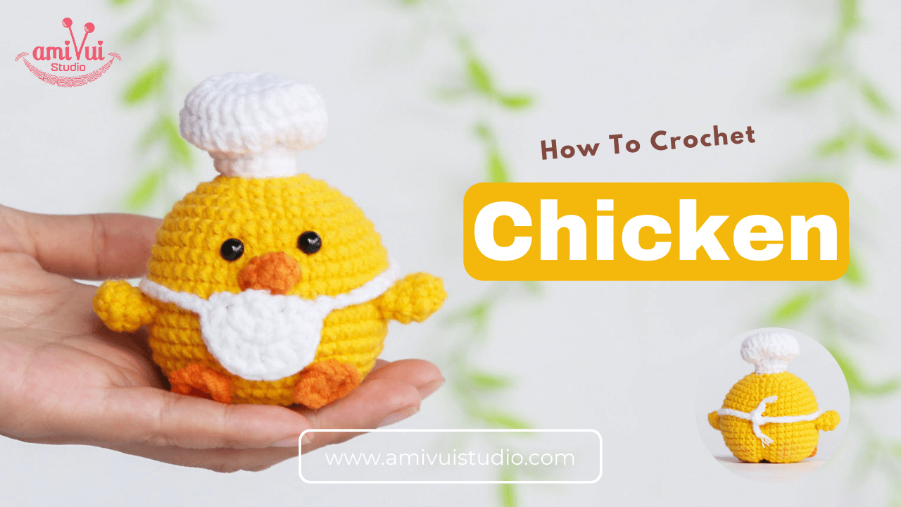 Amigurumi chubby cooking chicken free crochet tutorial
