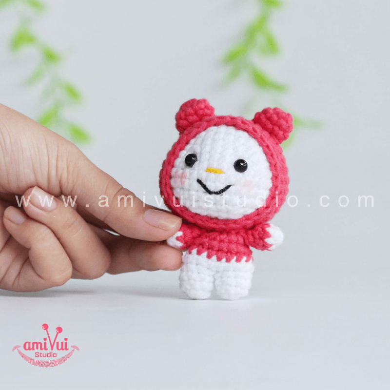 Hướng dẫn cách làm nhân vật Sanrio My Melody bằng len - Chart móc miễn phí Amivui Studio