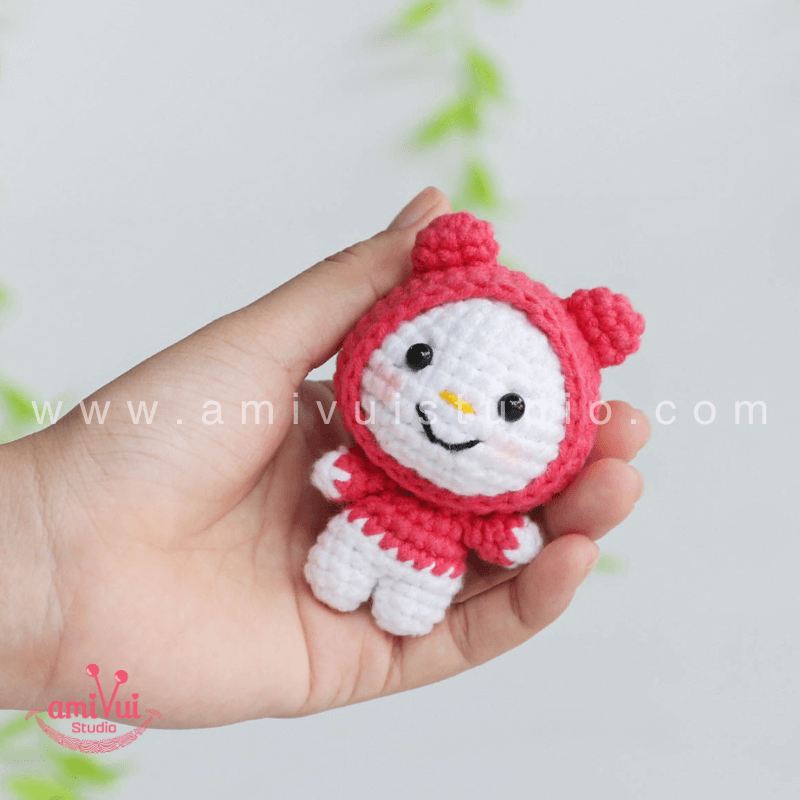 Hướng dẫn cách làm nhân vật Sanrio My Melody bằng len - Chart móc miễn phí Amivui Studio