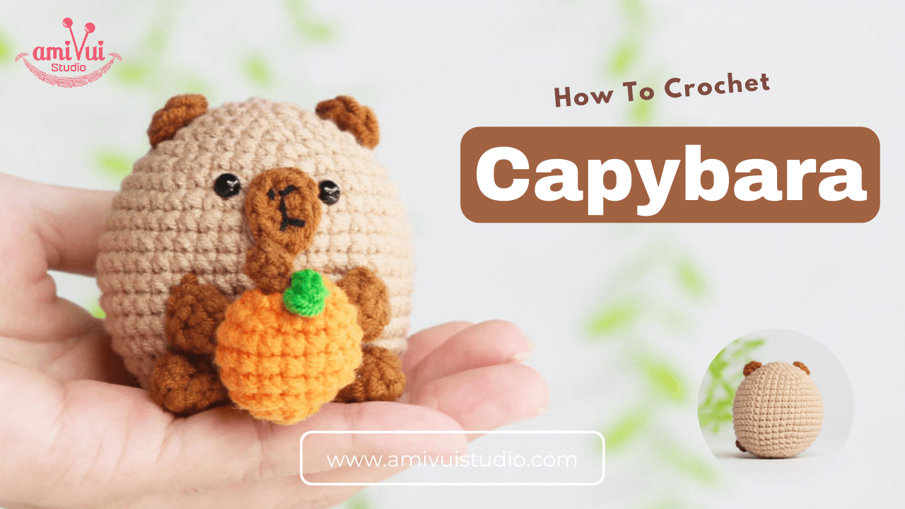 Amigurumi Chubby Capybara free crochet tutorial