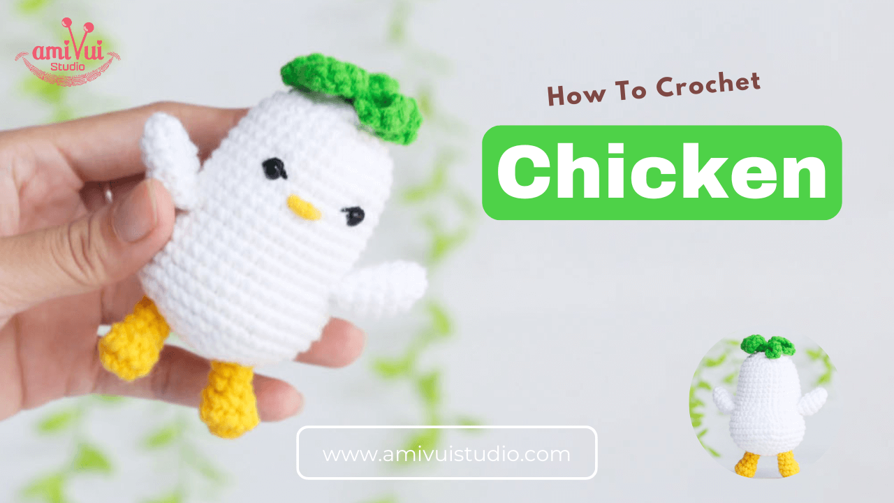 Amigurumi chicken free crochet pattern